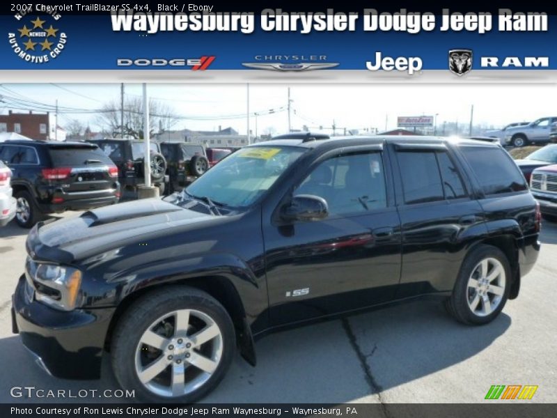 Black / Ebony 2007 Chevrolet TrailBlazer SS 4x4