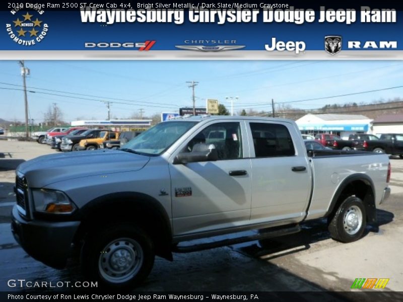 Bright Silver Metallic / Dark Slate/Medium Graystone 2010 Dodge Ram 2500 ST Crew Cab 4x4