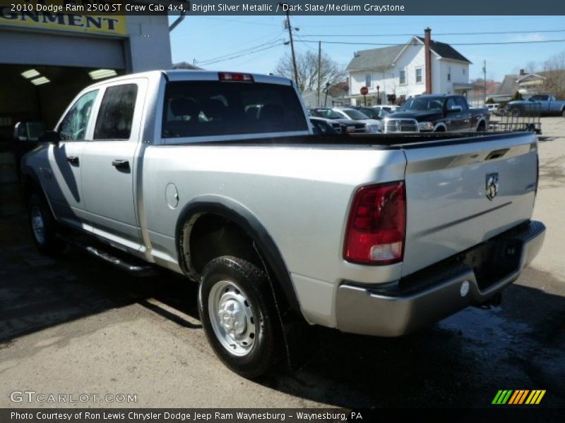 Bright Silver Metallic / Dark Slate/Medium Graystone 2010 Dodge Ram 2500 ST Crew Cab 4x4