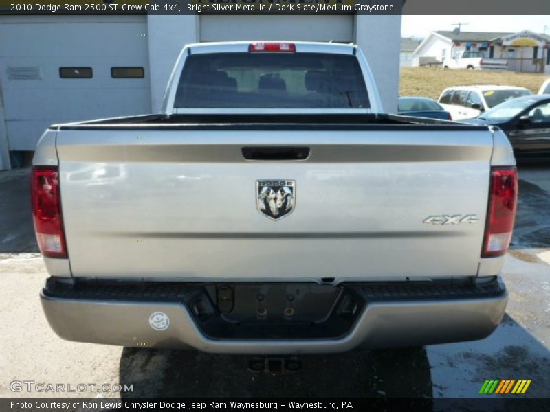 Bright Silver Metallic / Dark Slate/Medium Graystone 2010 Dodge Ram 2500 ST Crew Cab 4x4