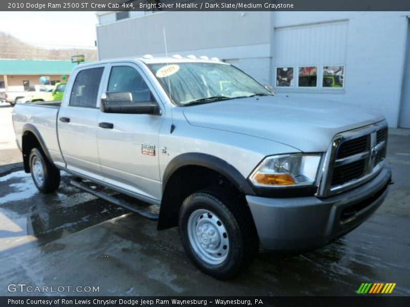 Bright Silver Metallic / Dark Slate/Medium Graystone 2010 Dodge Ram 2500 ST Crew Cab 4x4