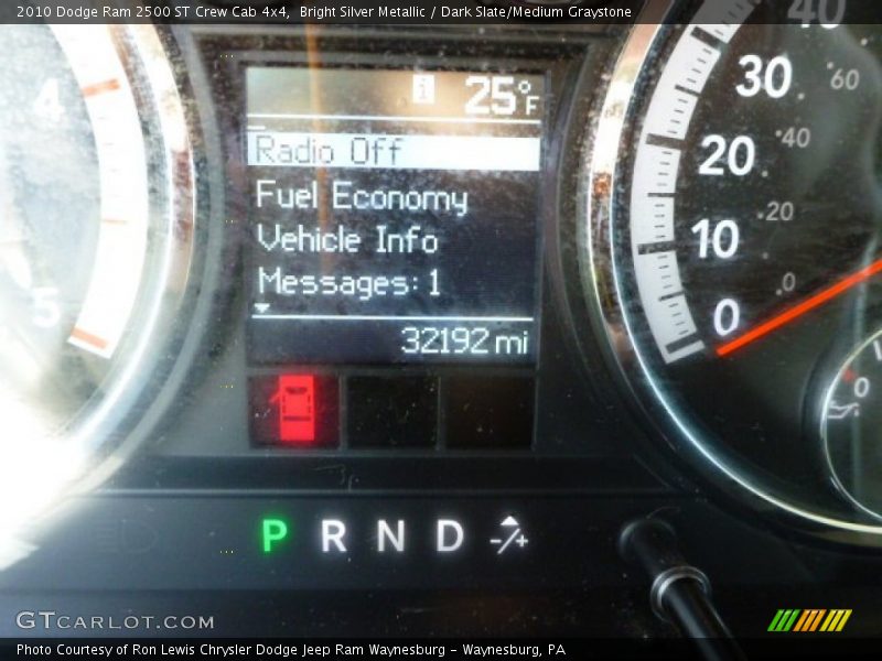 Bright Silver Metallic / Dark Slate/Medium Graystone 2010 Dodge Ram 2500 ST Crew Cab 4x4