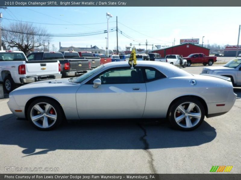 Bright Silver Metallic / Dark Slate Gray 2010 Dodge Challenger SRT8