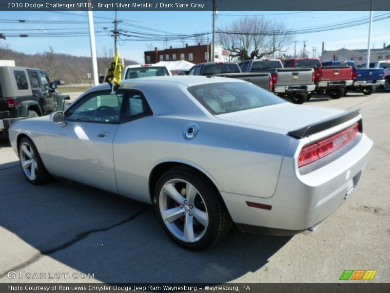 Bright Silver Metallic / Dark Slate Gray 2010 Dodge Challenger SRT8
