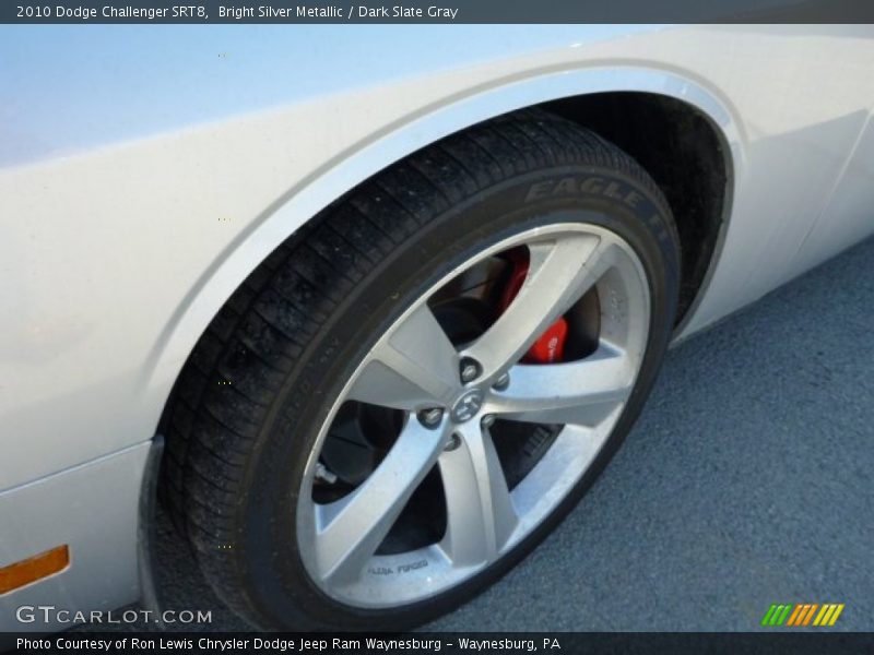 Bright Silver Metallic / Dark Slate Gray 2010 Dodge Challenger SRT8