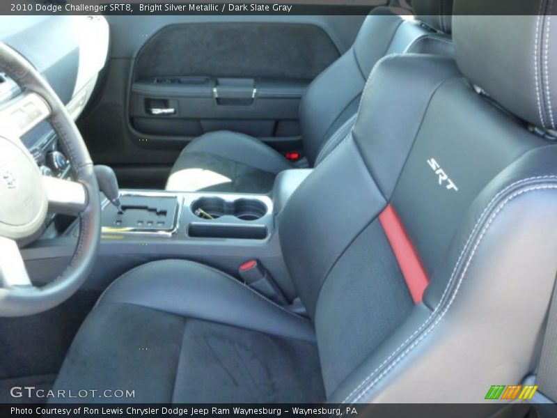 Bright Silver Metallic / Dark Slate Gray 2010 Dodge Challenger SRT8