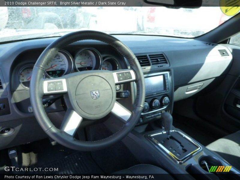 Bright Silver Metallic / Dark Slate Gray 2010 Dodge Challenger SRT8