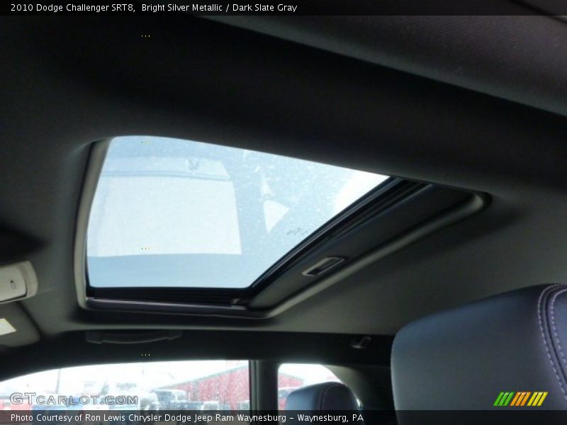 Bright Silver Metallic / Dark Slate Gray 2010 Dodge Challenger SRT8