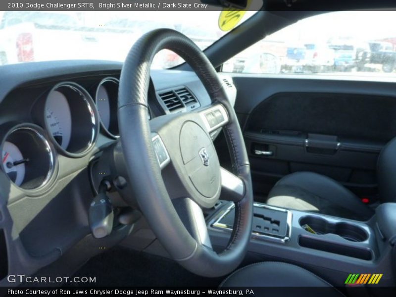 Bright Silver Metallic / Dark Slate Gray 2010 Dodge Challenger SRT8
