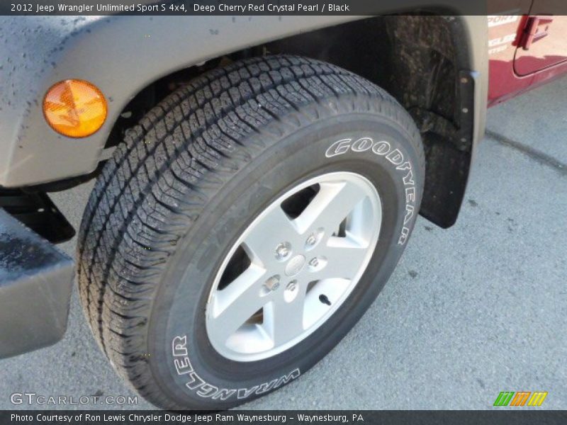 Deep Cherry Red Crystal Pearl / Black 2012 Jeep Wrangler Unlimited Sport S 4x4