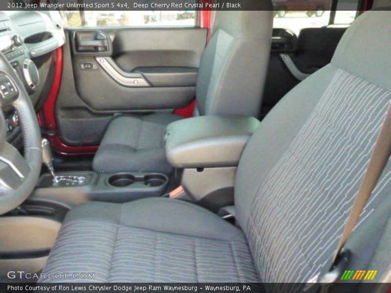 Deep Cherry Red Crystal Pearl / Black 2012 Jeep Wrangler Unlimited Sport S 4x4