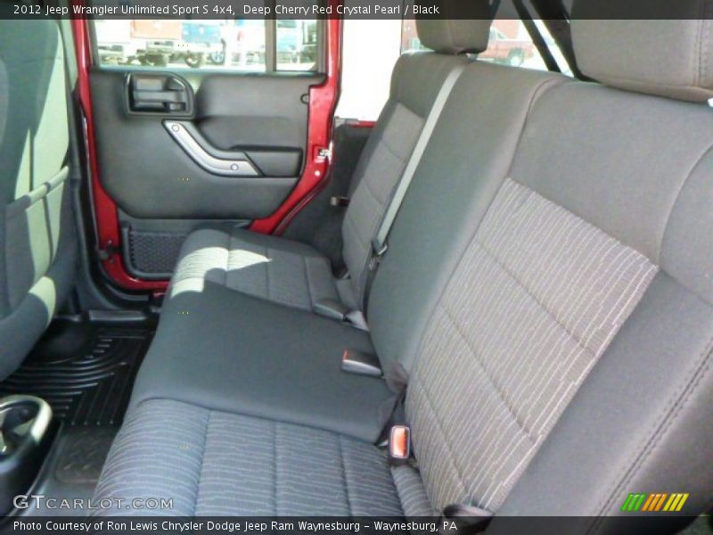 Deep Cherry Red Crystal Pearl / Black 2012 Jeep Wrangler Unlimited Sport S 4x4