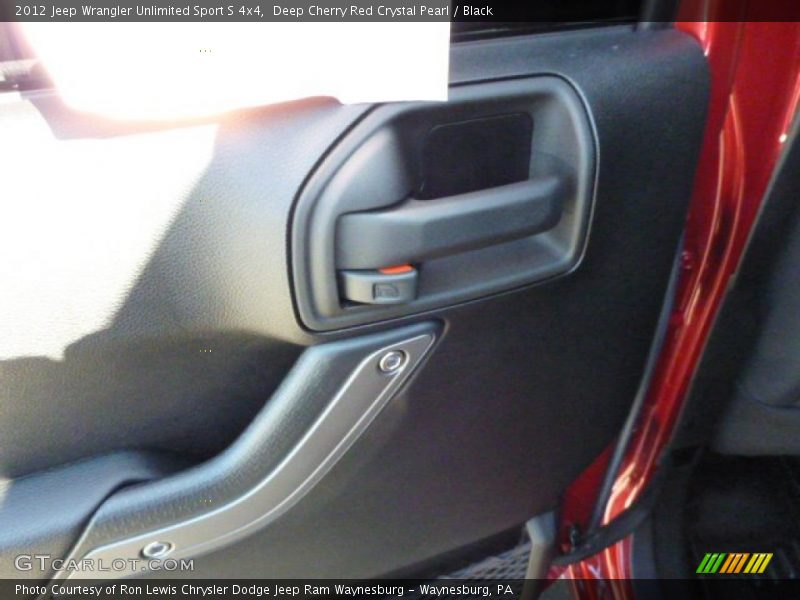 Deep Cherry Red Crystal Pearl / Black 2012 Jeep Wrangler Unlimited Sport S 4x4
