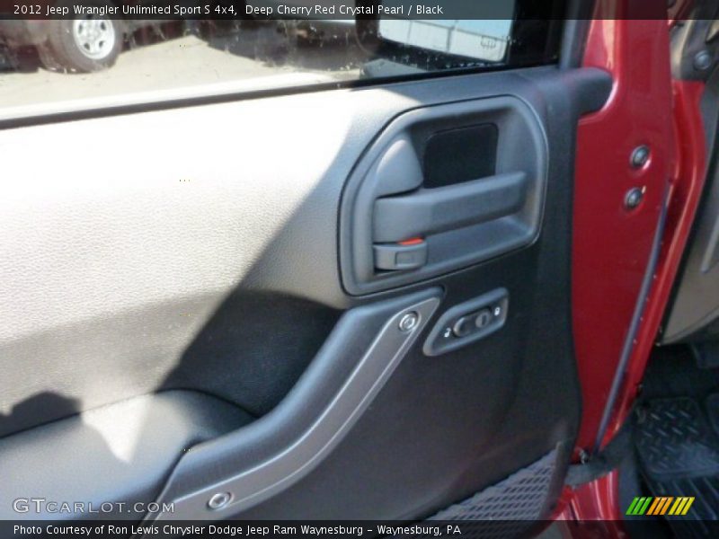 Deep Cherry Red Crystal Pearl / Black 2012 Jeep Wrangler Unlimited Sport S 4x4
