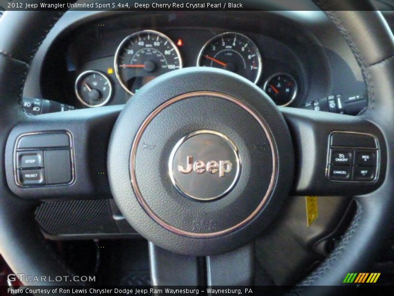 Deep Cherry Red Crystal Pearl / Black 2012 Jeep Wrangler Unlimited Sport S 4x4