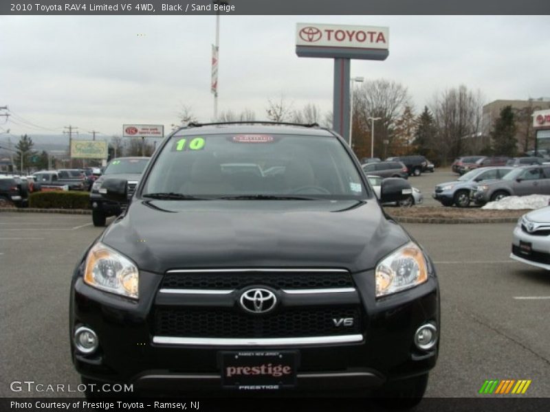 Black / Sand Beige 2010 Toyota RAV4 Limited V6 4WD
