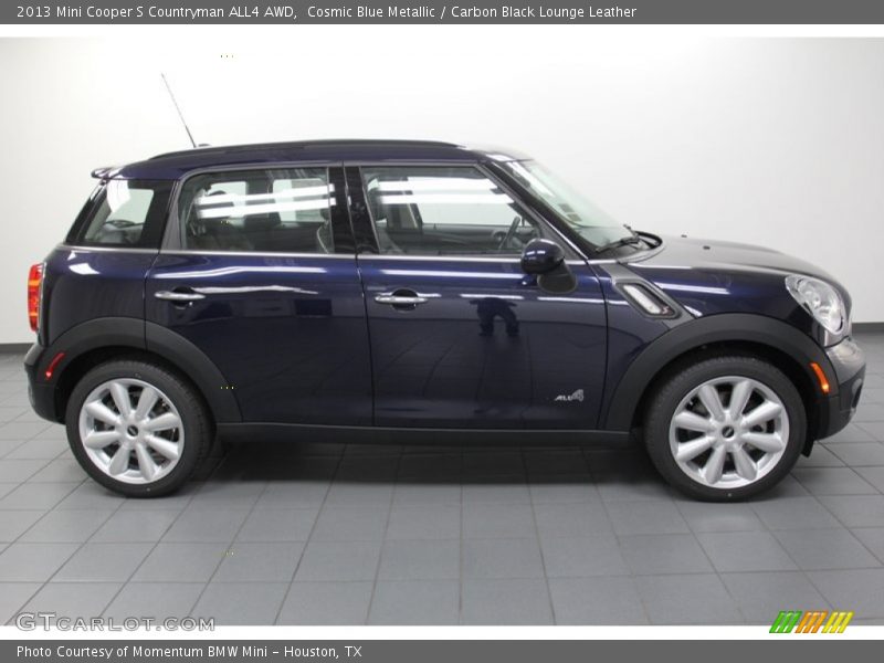 Cosmic Blue Metallic / Carbon Black Lounge Leather 2013 Mini Cooper S Countryman ALL4 AWD