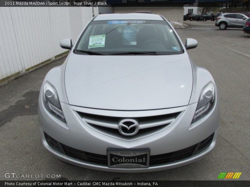 Ingot Silver / Black 2011 Mazda MAZDA6 i Sport Sedan