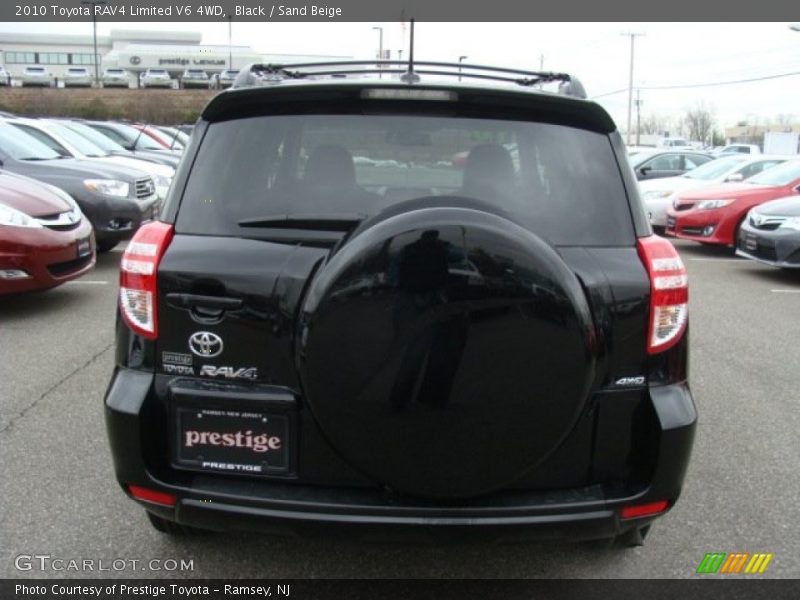 Black / Sand Beige 2010 Toyota RAV4 Limited V6 4WD