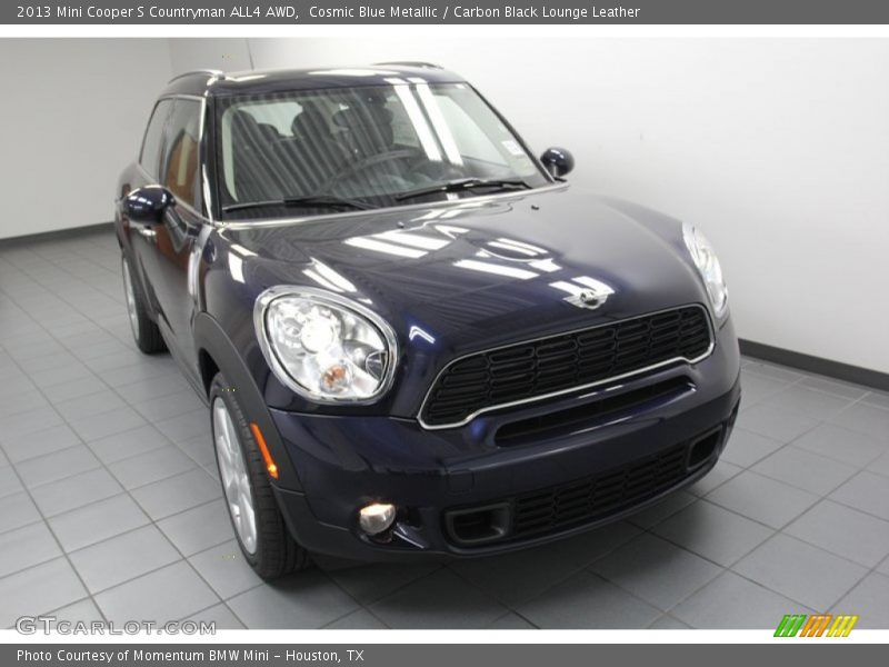 Cosmic Blue Metallic / Carbon Black Lounge Leather 2013 Mini Cooper S Countryman ALL4 AWD