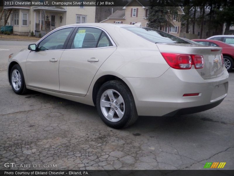 Champagne Silver Metallic / Jet Black 2013 Chevrolet Malibu LT