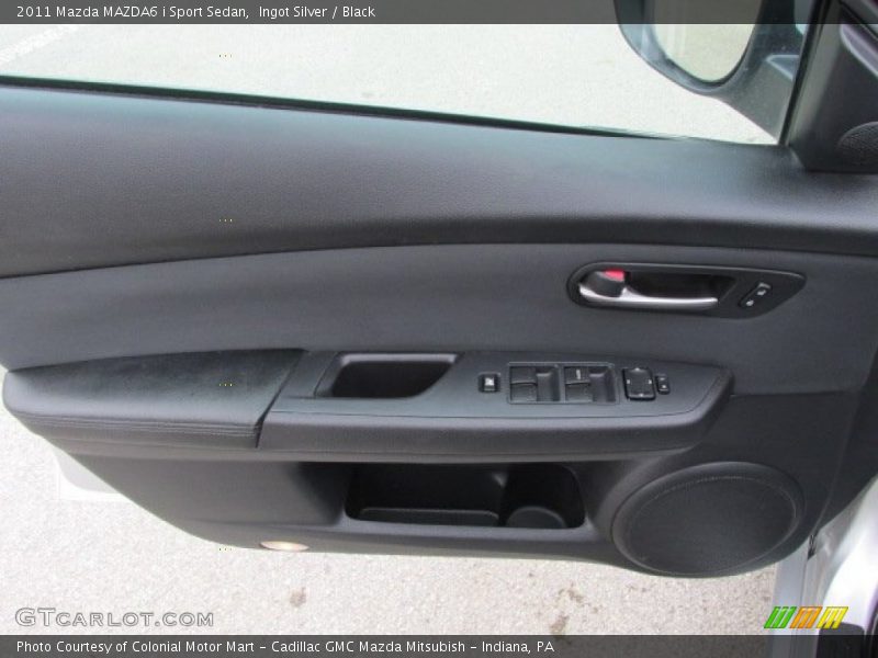 Ingot Silver / Black 2011 Mazda MAZDA6 i Sport Sedan