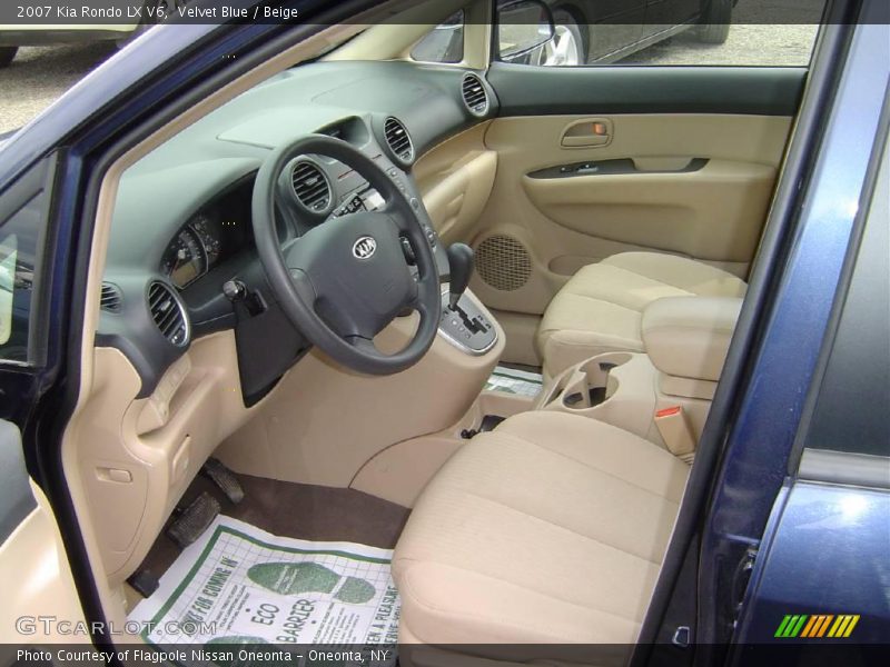 Velvet Blue / Beige 2007 Kia Rondo LX V6