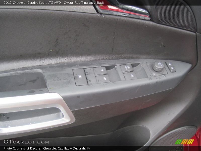 Crystal Red Tintcoat / Black 2012 Chevrolet Captiva Sport LTZ AWD