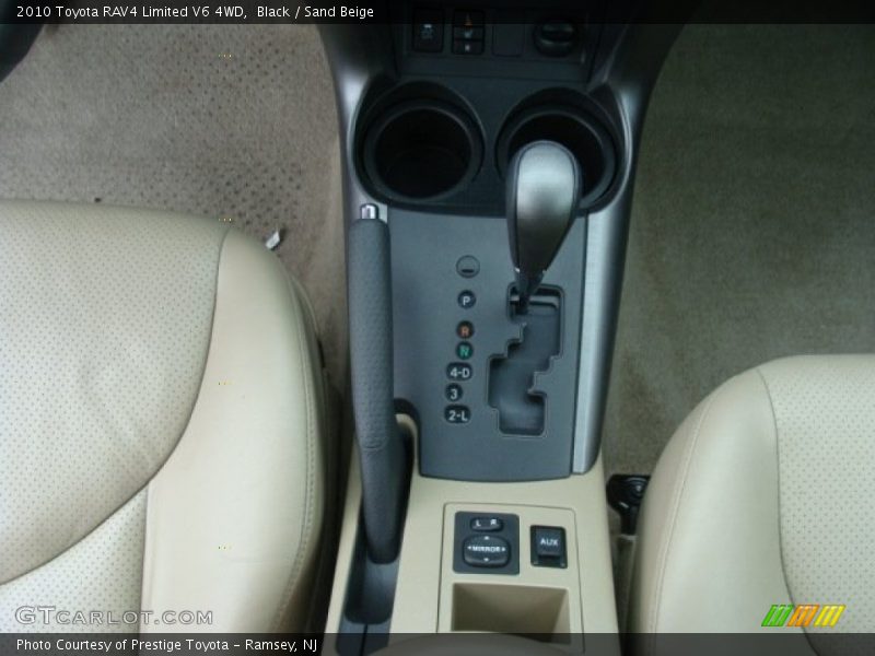 Black / Sand Beige 2010 Toyota RAV4 Limited V6 4WD