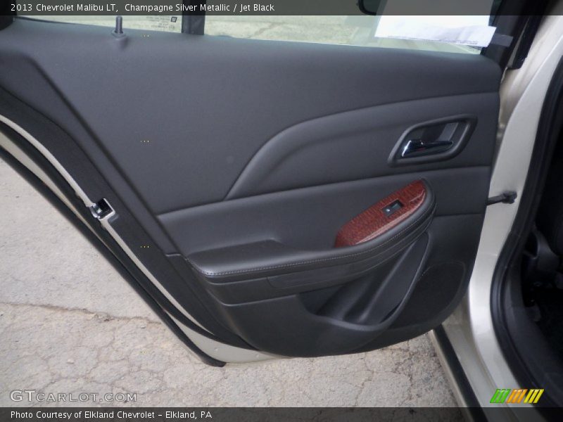 Champagne Silver Metallic / Jet Black 2013 Chevrolet Malibu LT
