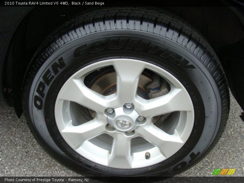 Black / Sand Beige 2010 Toyota RAV4 Limited V6 4WD