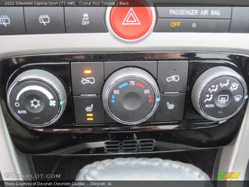Controls of 2012 Captiva Sport LTZ AWD