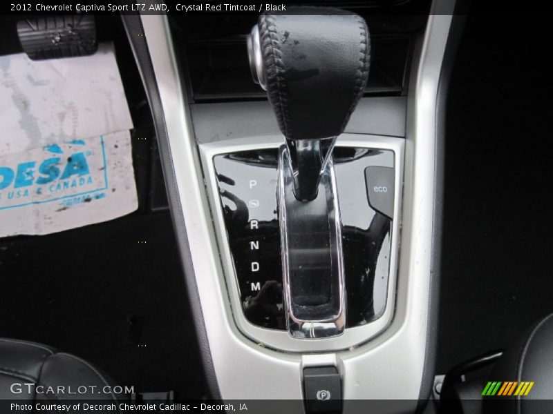 Crystal Red Tintcoat / Black 2012 Chevrolet Captiva Sport LTZ AWD