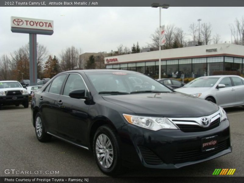 Attitude Black Metallic / Ash 2012 Toyota Camry LE