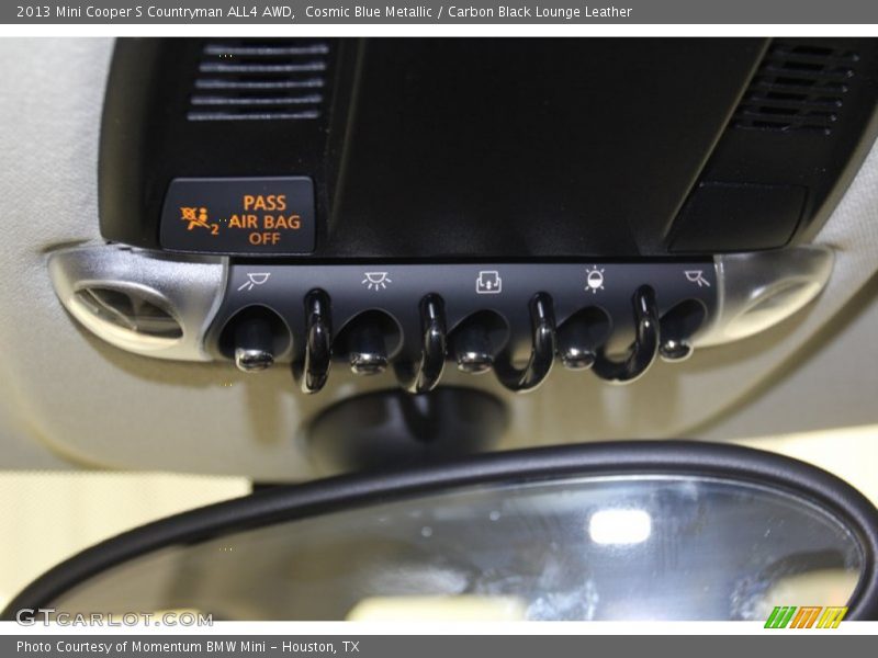 Controls of 2013 Cooper S Countryman ALL4 AWD