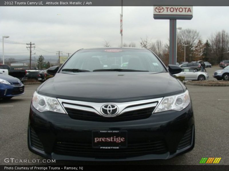 Attitude Black Metallic / Ash 2012 Toyota Camry LE
