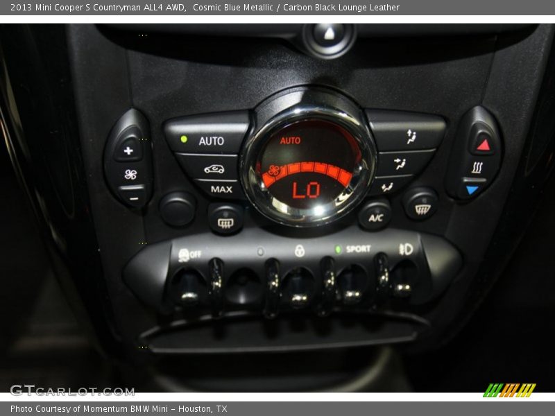 Controls of 2013 Cooper S Countryman ALL4 AWD