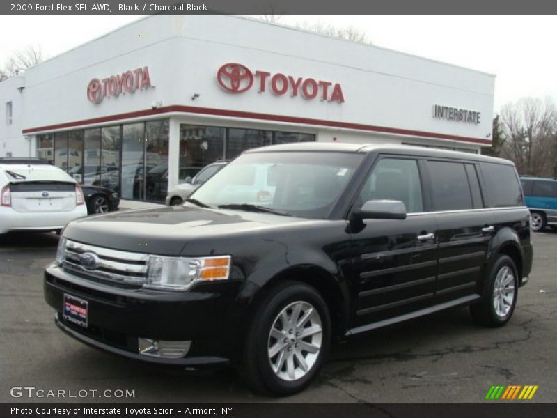 Black / Charcoal Black 2009 Ford Flex SEL AWD