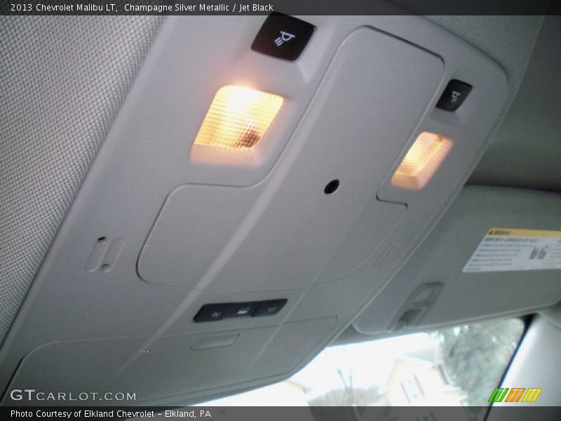 Champagne Silver Metallic / Jet Black 2013 Chevrolet Malibu LT