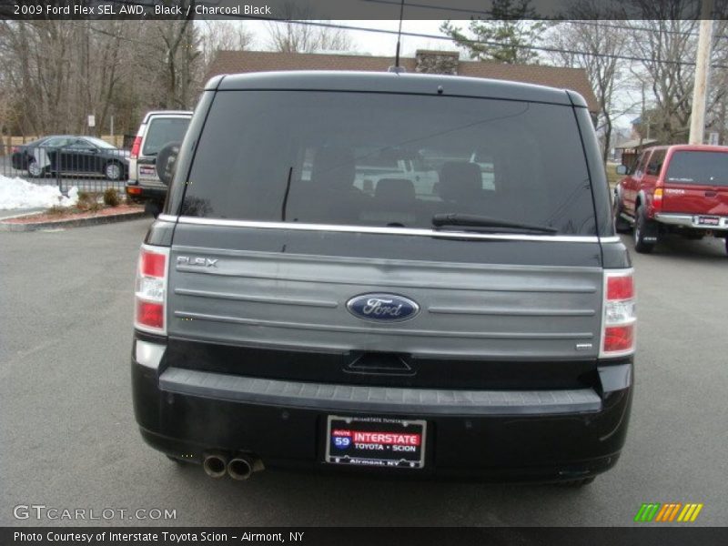 Black / Charcoal Black 2009 Ford Flex SEL AWD