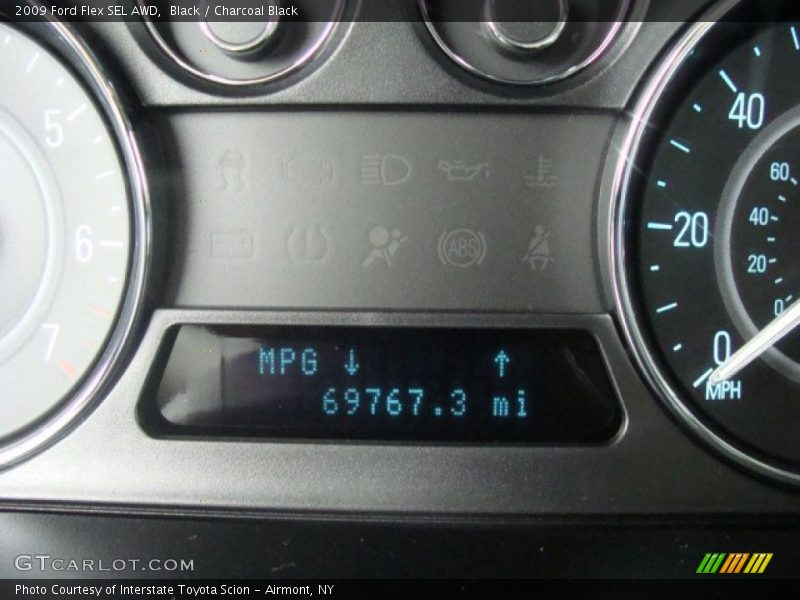 Black / Charcoal Black 2009 Ford Flex SEL AWD