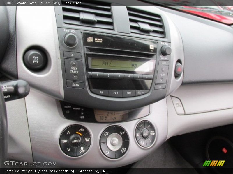 Controls of 2006 RAV4 Limited 4WD