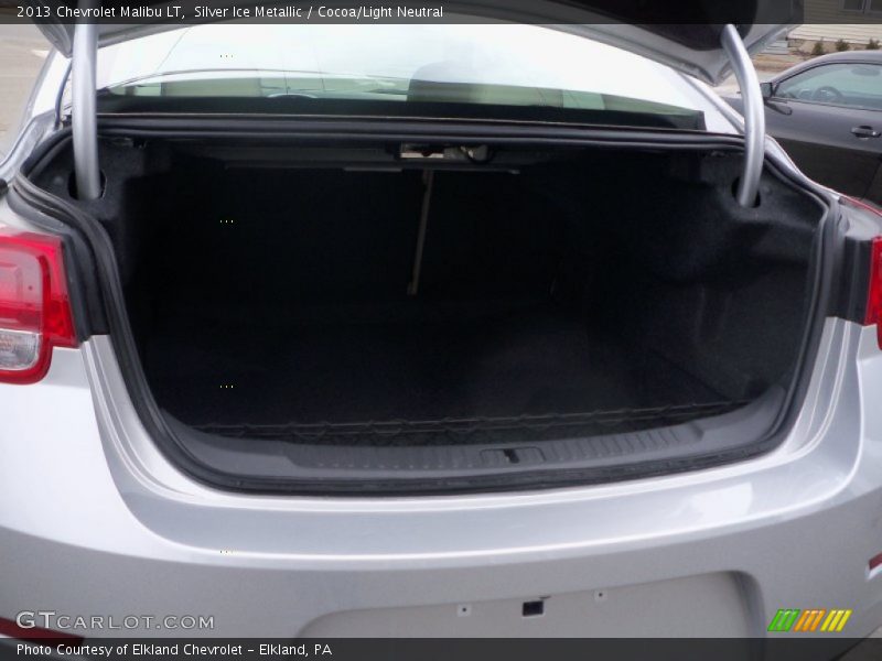 Silver Ice Metallic / Cocoa/Light Neutral 2013 Chevrolet Malibu LT