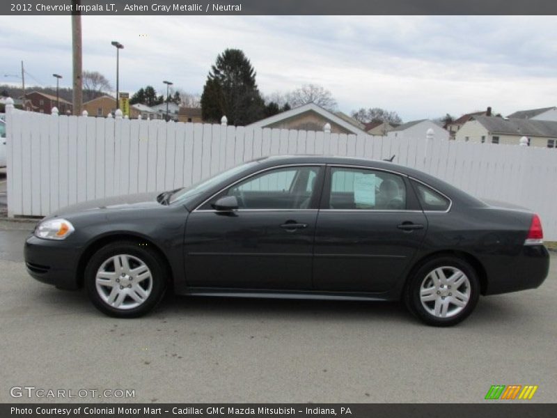 Ashen Gray Metallic / Neutral 2012 Chevrolet Impala LT