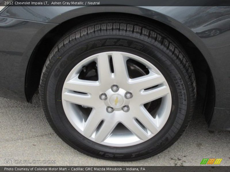 Ashen Gray Metallic / Neutral 2012 Chevrolet Impala LT