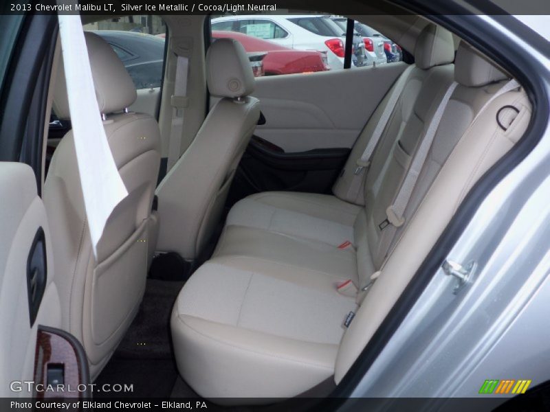 Rear Seat of 2013 Malibu LT