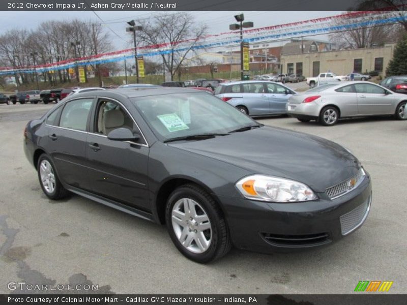 Ashen Gray Metallic / Neutral 2012 Chevrolet Impala LT