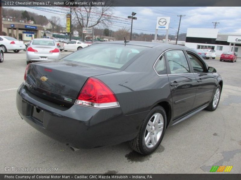 Ashen Gray Metallic / Neutral 2012 Chevrolet Impala LT
