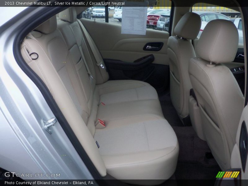 Rear Seat of 2013 Malibu LT