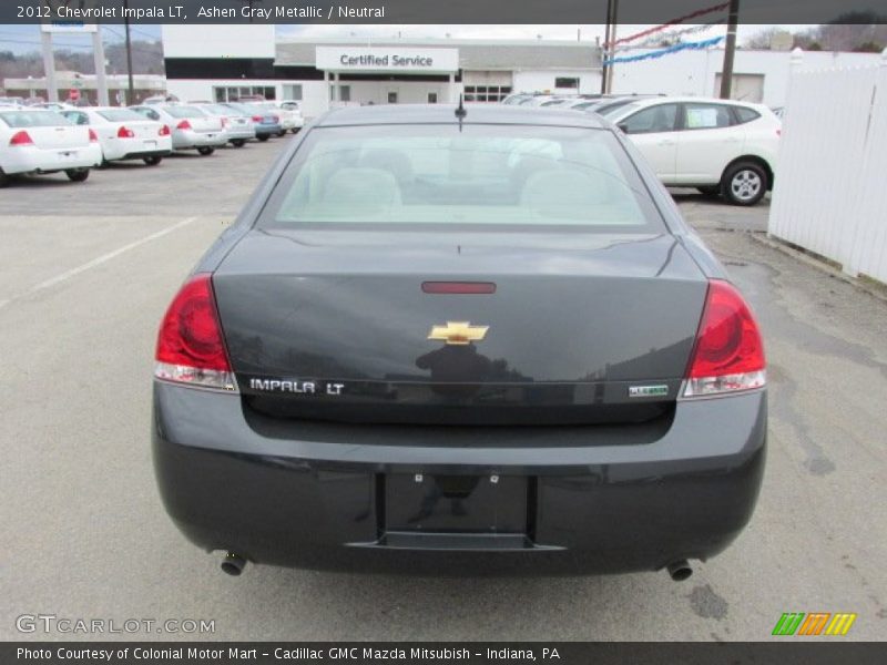 Ashen Gray Metallic / Neutral 2012 Chevrolet Impala LT